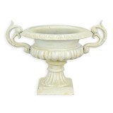 Amfora din fonta antik white pentru gradina MB-50