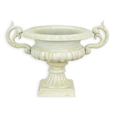 Amfora din fonta antik white pentru gradina MB-50