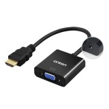 Adaptor ONTEN OTN-5169 HDTV la VGA cu iesire audio, pentru monitor si videoproiector