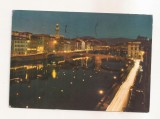 FA156 - Carte Postala - ITALIA - Firenze. Veduta notturna dell'Srno, Festa delle Rificolone, circulata 1970, Fotografie