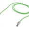 Patch cord S/FTP 5e PVC verde 1m RJ45