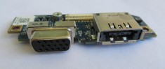 Dell Latitude E4300 modul VGA si port USB foto