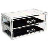 Organizator pentru cosmetice cu 2 sertare Compactor, 18.5x10x9 cm