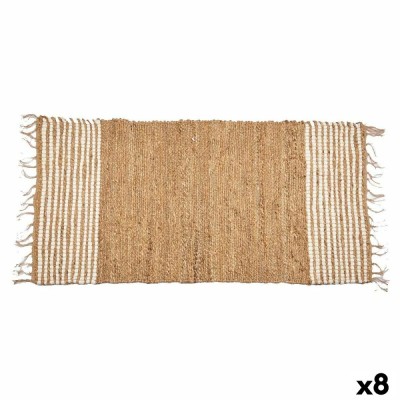 Covor Gift Decor Negru Natural Dungi 70 x 1 x 140 cm (8 Unități) foto