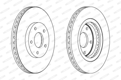 FERODO DDF1589 PREMIER Disc frana foto