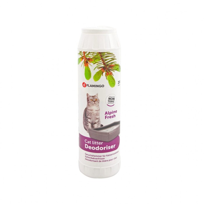DEODORANT LITIERA PENTRU PISICI ALPINE FRESH FLAMINGO 750G