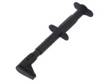 Clips de măsurare crocodil negru 4mm 5A 1kVDC