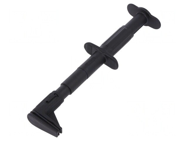 Clips de măsurare crocodil negru 4mm 5A 1kVDC