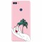 Husa silicon pentru Huawei Y9 2018, Palm Tree