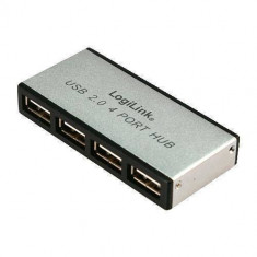 Hub USB Logilink HUB USB 2.0 extern 4 x cu alimentare foto