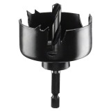 Bosch 2609256D05 - Carota pentru lemn 54 mm tija hexagonala adaptor cu burghiu de centrare