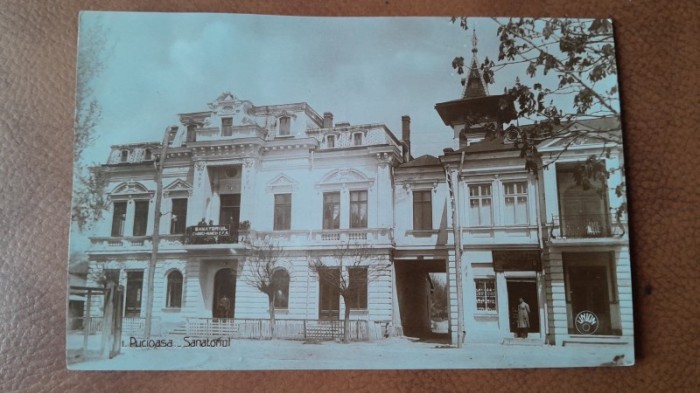 Carte postala, Pucioasa Sanatoriul, 1929