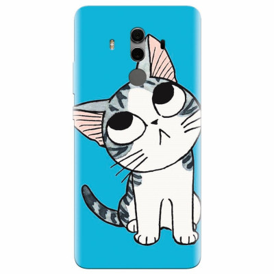 Husa silicon pentru Huawei Mate 10, Cat Lovely Cartoon foto