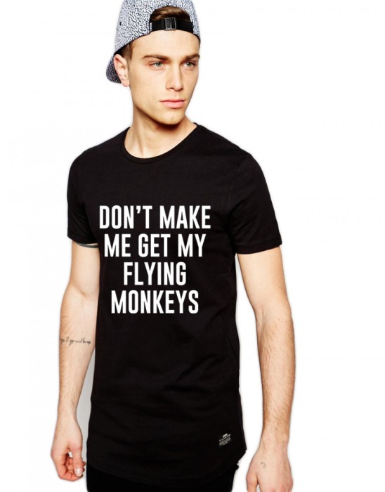 Tricou negru barbati - Flying Monkeys - L