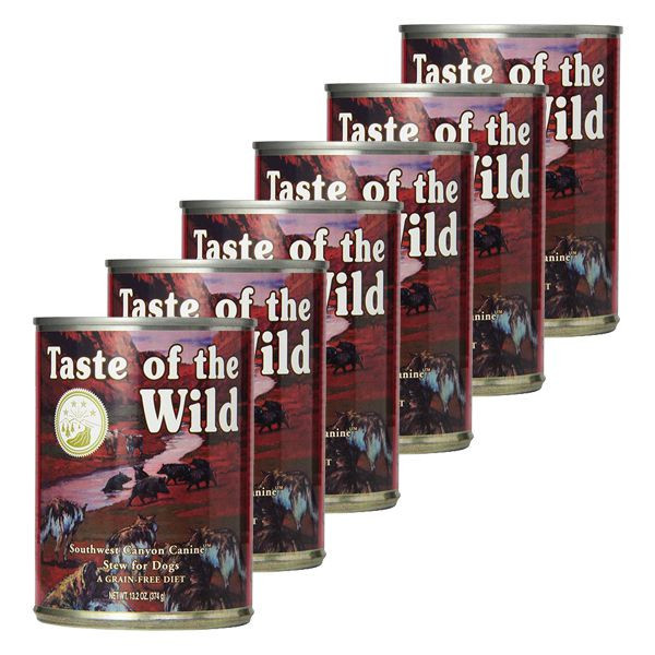 Conservă TASTE OF THE WILD Southwest Canyon Canine - 6 x 390g