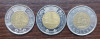 Lot 3 monede comemorative Canada - 2 Dollars 2011/2012/2017, America de Nord