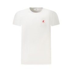 U.S. Grand POLO Tricou barbati simplu cu logo rosu brodat, alb, S
