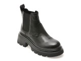 Ghete GRYXX negre, 38821, din piele naturala