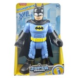 FISHER PRICE IMAGINEXT DC SUPER FRIENDS FIGURINA BATMAN XL CU COSTUM ALBASTRU