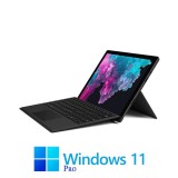 Tableta Microsoft Surface Pro 6, Quad Core i5-8350U, SSD, 12.3 inci 2K, Win 11 Pro