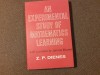 AN EXPERIMENTAL STUDY OF MATHEMATICS LEARNING by Z.P. DIENES , 1968