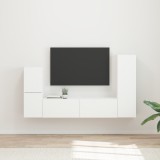 Cumpara ieftin Set comoda TV 4 buc. 30 x 31 x 100 cm Alb