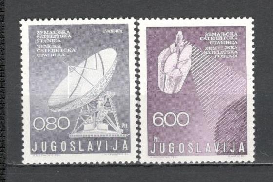 Iugoslavia.1974 Prima transmisiune prin satelit SI.370