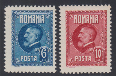 ROMANIA 1926 LP 74 A 60 a ANIVERSARE A REGELUI FERDINAND EROARE DE CULOARE MNH foto