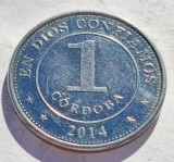 405. Moneda Nicaragua 1 cordoba 2014