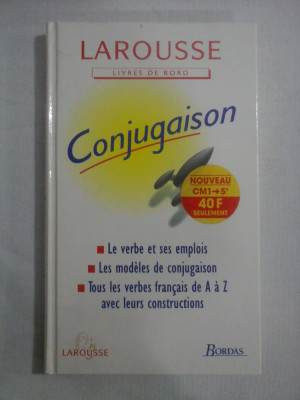 CONJUGAISON - Larousse foto