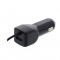 Alimentator USB bricheta auto Well, cablu Lighting, 2 iesiri, 2.4 A, negru