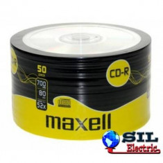 CD-R printabil 700MB 52x 50buc pe folie Maxell foto