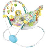 Saritor pentru copii cu Centru de Activitati WePro Store, Baby Jumper, Ajustabil pe Inaltime, Scaun Rotativ 360, Sunete, Lumini si Accesorii interacti