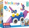 Set cuburi spuma magnetice Blockaroo, Automobil 13 piese, 18+ luni, multicolor. Joc constructie STEM, creativitate si indemanare.