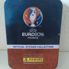 ** Cutie goala pentru stickere Panini Euro 2016 France UEFA, 11x8x2.5cm