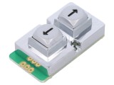 Tastatură Metalică 2 Butoane Rezistență Mecanică 1 Milion Cicuri