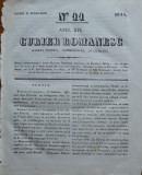 Curier romanesc , gazeta politica , comerciala si literara , nr. 11 din 1844