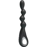 Anal Toys-Federer Vibrator Anal 12 Vibrații Negru-Silicon, 12