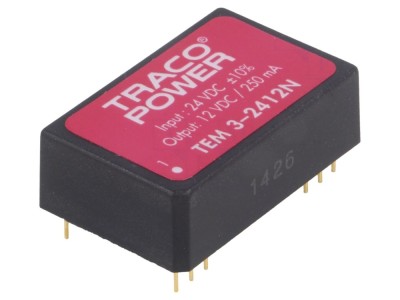 Convertor DC/DC 3W 24V la 12V foto