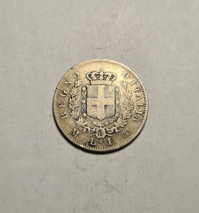 Italia 1 Lira 1863