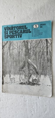 REVISTA VANATORUL SI PESCARUL SPORTIV , ANUL 1985 , NR 1 foto