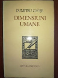 Dimensiuni umane- Dumitru Ghise