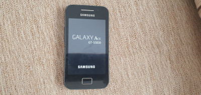 Smartphone Samsung Galaxy Ace S5830 White/Black Liber retea Livrare gratuita! foto