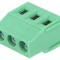 Regletă de conexiuni PCB 90&deg; 3 piste 5,08mm 16A