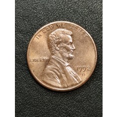 B 11 Moneda 1 Cent SUA 1992 D