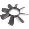 Elice ventilator BMW Seria 3 E21, 08.1975-03.1984, motor 1.5; 1.8i; 2.0, benzina, cv manuala/automata, 8 palete, 4 gauri, 405 mm