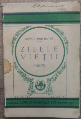 Zilele vietii - Demostene Botez/ 1927 foto