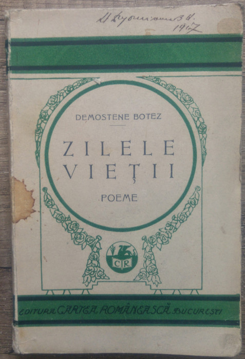 Zilele vietii - Demostene Botez/ 1927
