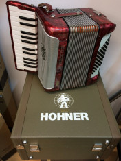 Acordeon Hohner Junior 48 basi Nou in cutia originala adus din Germania foto