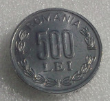 G5. ROMANIA 500 lei 1999 UNC **, Aluminiu